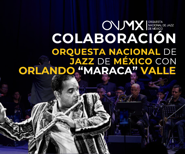 Orlando ‘Maraca’ Valle graba con la Orquesta Nacional de Jazz De México