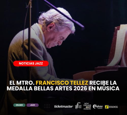 El Mtro. Francisco Tellez recibe la Medalla Bellas Artes 2026 en Música